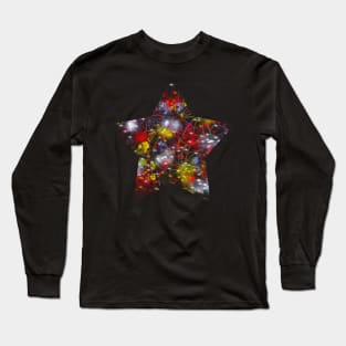 Fireworks Abstract Long Sleeve T-Shirt